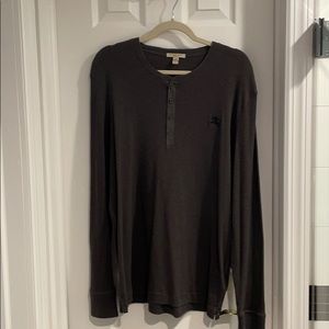Burberry Brit Men’s Textured Long Sleeve - Size XL